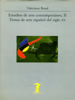 cover image of Estudios de arte contemporáneo, II